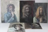 5 x 49 by George Weissbort, oil, offered Mar 2026