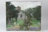 The churchyard by George Weissbort, oil on canvas, offered Mar 2026