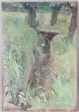Landscape with trees and ditch by George Weissbort, oil on board, offered Mar 2026