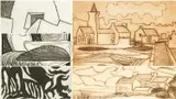 Grantez, St Buen, Jersey by Maurice Boots, pencil, offered Oct 2024