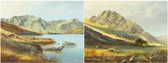 One being Tryfan by David James, oil, offered Aug 2024
