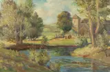Untitled by John Freeman, oil on canvas, offered Aug 2024