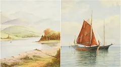 Untitled by James Drummond, watercolor, offered Aug 2024