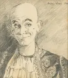 Fully by Andrew Vicari, 1964, pencil on paper, sold Aug 2024