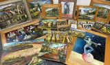 Oils and prints - large collection of paintings and prints by Peter Arnold, print (other), sold Aug 2024
