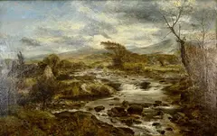 Large by William Joseph J. C. Bond, oil on canvas, sold Aug 2024
