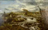 Large by William Joseph J. C. Bond, oil on canvas, sold Aug 2024