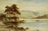 Friars Crag Derwentwater by Emil Axel Krause, watercolour, sold Aug 2024