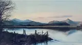 Snowdon and Cnicht by Rob Piercy limited edition, print, sold Aug 2024