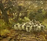 Off to Pastures New by David Fulton, oil on canvas, offered Jul 2024