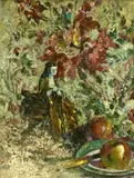 Indistinctly by Alfred Wolmark, oil on board, offered Jul 2024