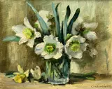 Untitled by Heather Craigmile, oil on board, sold Jul 2024
