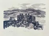 Limited edition print - Conwy Castle by Kyffin Williams, print, sold Jul 2024