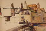 Untitled by Will Evans, watercolour, sold Jul 2024