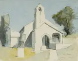 Untitled by John Elwyn, 1953, watercolour, sold Jul 2024
