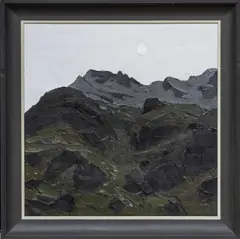Untitled by Kyffin Williams, oil on canvas, sold Jul 2024