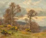 Probably Conwy by Josiah Clinton Jones, oil on canvas, sold Jul 2024