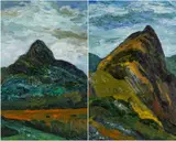 Drws-y-Coed by Leslie Jones, oil, sold Jul 2024