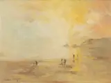 Untitled by Valerie Ganz, oil on canvas, sold Jul 2024