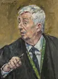 Untitled by David Griffiths, oil on canvas, offered Jul 2024
