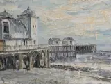 Untitled by Carl Melegari, oil on canvas, sold Jul 2024