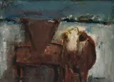 Entitled by Will Roberts, oil on canvas, sold Jul 2024