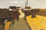 'Coast by Donald McIntyre, oil on board, sold Jul 2024