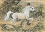 Crayon and by Charles Frederick Tunnicliffe, gouache on board, sold Jul 2024