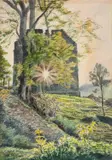 Capel-y by Edgar Holloway, watercolour, sold Jul 2024