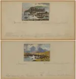 Conwy Castle by Warren Williams, watercolor, sold Jul 2024