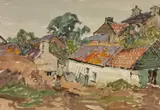 Untitled by Will Evans, watercolour, sold Jul 2024