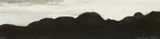Mountain Range by John Knapp-Fisher, 1989, watercolour, sold Jul 2024