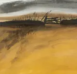 Untitled by Roger Cecil, watercolour and pencil, sold Jul 2024