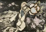 'The Force that Through the by Ceri Richards, 1965, watercolour, sold Jul 2024