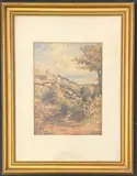 A view of St Michael's Church by H. May, 1890, watercolour, offered Dec 2025