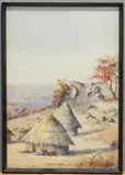 A Rhodesian scene by Col. Algernon Essex Capell Cbe Dso, watercolour, sold Nov 2025
