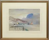 Shipping off the Coast by Robert Graham Dryden Alexander, watercolour, offered Nov 2025