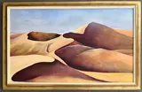 Dune shadows by Elinor Leach, oil on canvas, sold Nov 2025