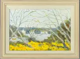 Fal Estuary by Elizabeth Chalmers, oil on canvas board, sold Nov 2025