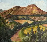 Maseru, Lesotho by Rosemary Cloete, oil on board, sold Nov 2025