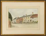 High Street, Lambourn by Elizabeth Chalmers, watercolour, offered Nov 2025