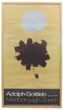Exhibition poster 7 Feb - 4 March 1972 for Marlborough Zurich by Adolph Gottlieb, etching, sold Nov 2025