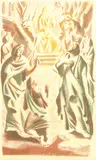 A plate taken from 'The by Hans Feibusch, lithograph, offered Aug 2025