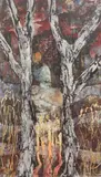 Comprising: 1 by Barbara Perkins, oil, offered Jul 2025