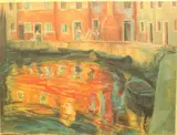 Cottage reflections by Rita Smith, oil on canvas, offered May 2025