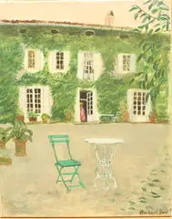 House in France by Richard Beer, oil on canvas, sold May 2025
