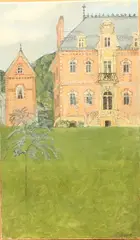 Villa in Normandy by Richard Beer, oil on canvas, sold May 2025