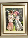 Royal ascot ladies day ii by Sherree Valentine Daines, print, sold Jul 2021