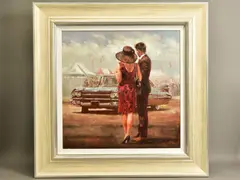 County fair by Mark Spain, oil on canvas, sold Jul 2021