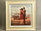 County fair by Mark Spain, oil on canvas, sold Jul 2021